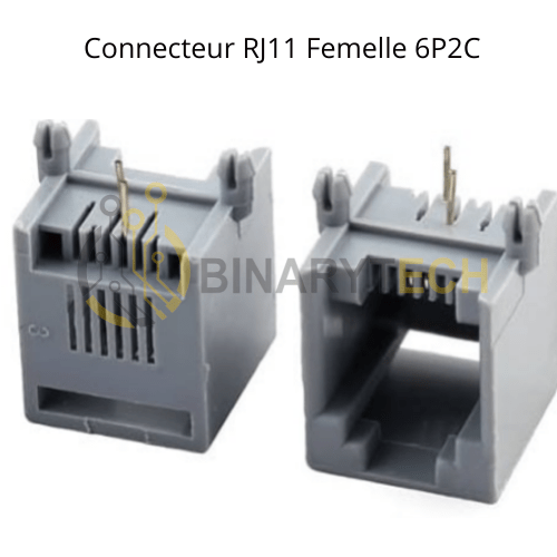 Connecteur RJ11 Femelle 6P2C