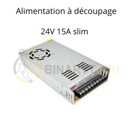 Alimentation a découpage 24V 15A SLIM