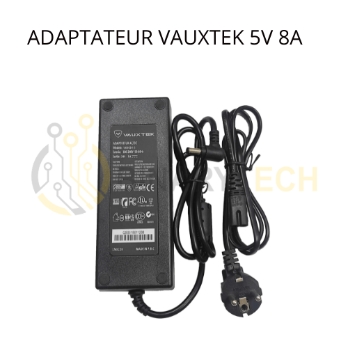 ADAPTATEUR VAUXTEK 5V 8A
