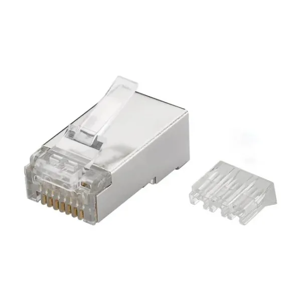 Connecteur RJ45 Male blendé CAT6 + menchon