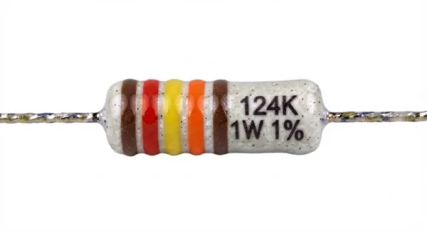 Résistances 1W 1% - 124K