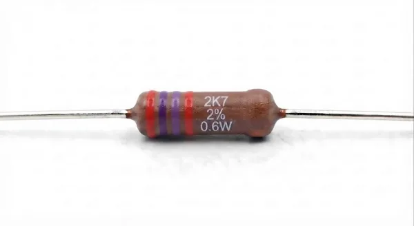 Résistances 0207 (0.6W) 2% - 2k7